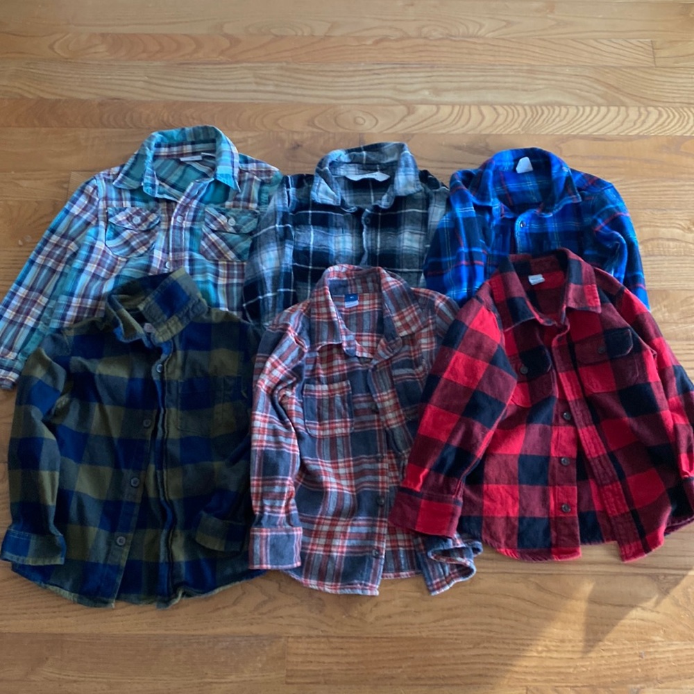 Old navy boy Flannel set 4T